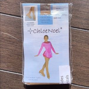 New Chloe Noel rhinestone over the boot tights